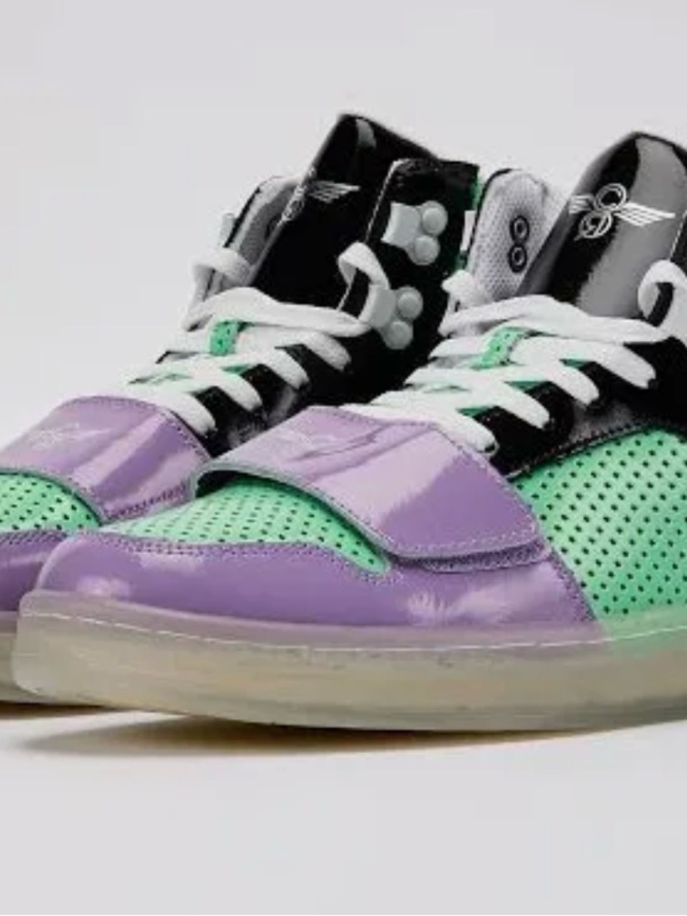 Creative Recreation High-Top Sneakers in Mint Green & Lavender